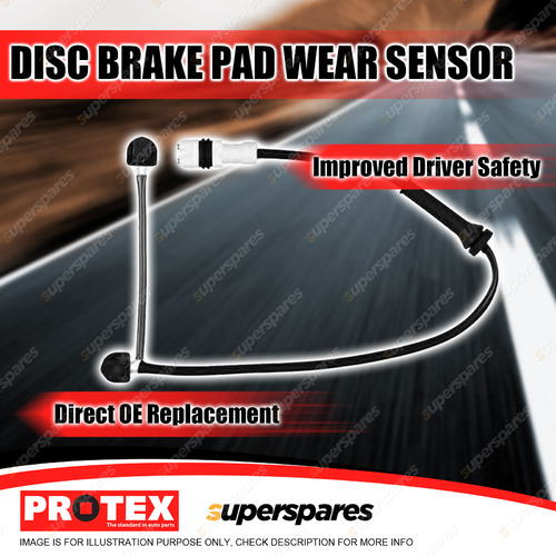 Protex Rear Brake Pad Wear Sensor for Porsche Boxster SII Cayman 987 2.7 3.4L