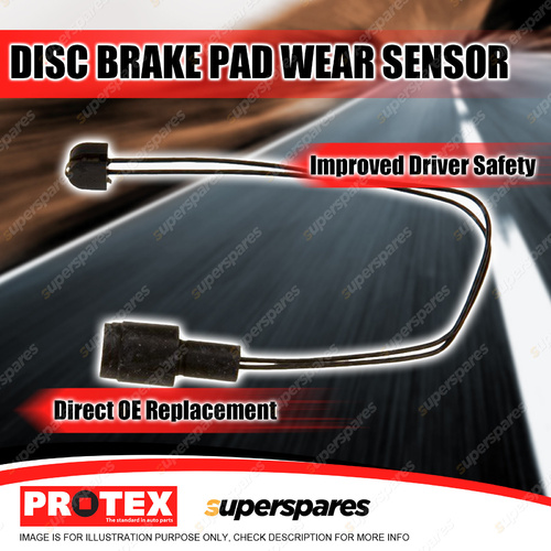 Protex Rear Disc Brake Pad Wear Sensor for BMW 316i 318i 320 323 325 M3 E30