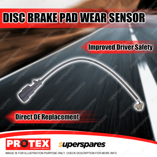 Protex Rear Disc Brake Pad Wear Sensor for Iveco Daily 35S12 S13 S14