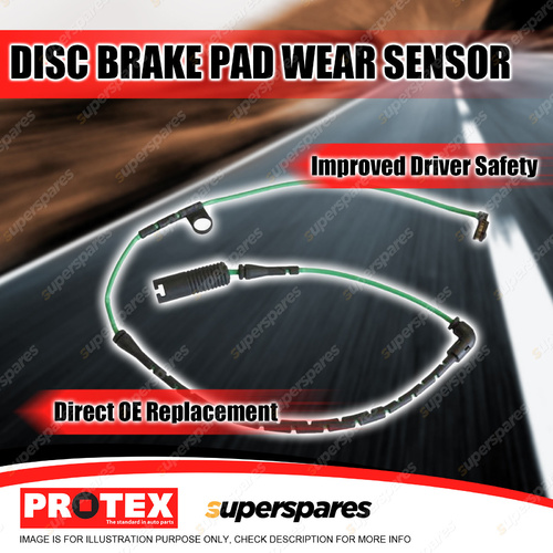 Protex Front Disc Brake Pad Wear Sensor for Land Rover Range Rover Vogue TDV8