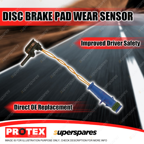 Protex Front Disc Brake Pad Wear Sensor for Mercedes Benz C200 C250 W205 S205