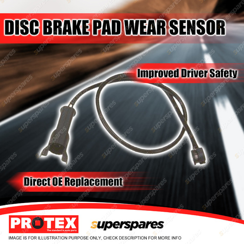 Protex Rear Disc Brake Pad Wear Sensor for Jaguar XJ6 X300 XK8 XKR X100