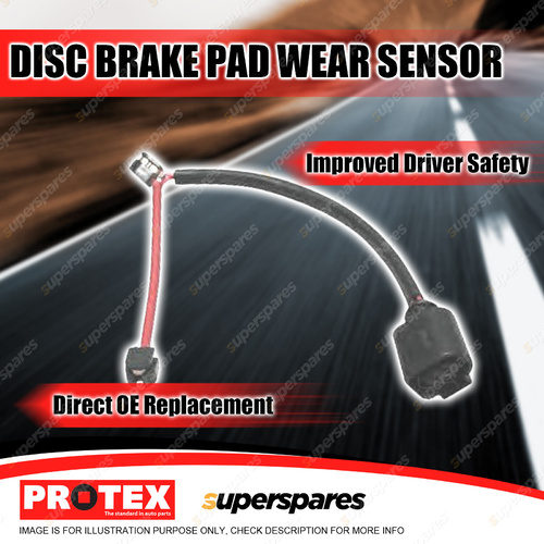 Protex Rear Disc Brake Pad Wear Sensor for Volkswagen Touareg 02-on