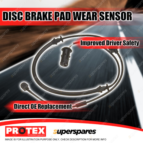 Protex Front Disc Brake Pad Wear Sensor for Holden Astra TS AH Zafira TT 00-on