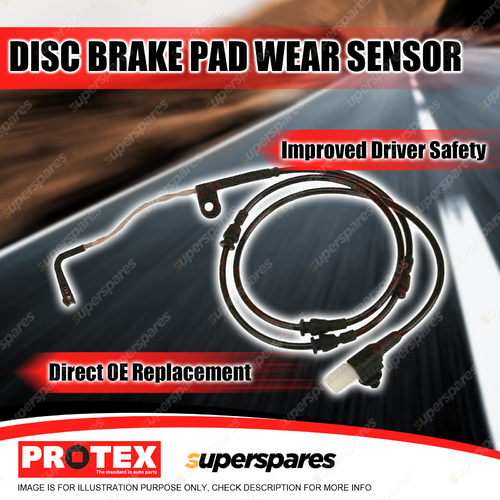 Protex Rear Disc Brake Pad Wear Sensor for Land Rover Discovery III IV 04-on