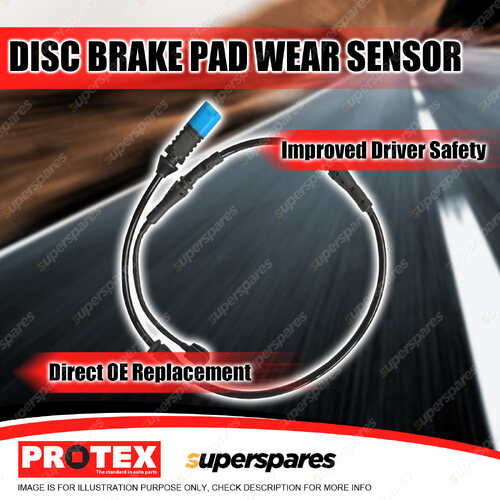 Protex Rear Brake Pad Wear Sensor for BMW iX 50 I20 iX3 G08 X3 M40d M40i G01