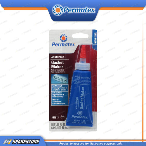 Permatex Anaerobic Gasket Maker Tube Carded 50ML Solvent-Resistant