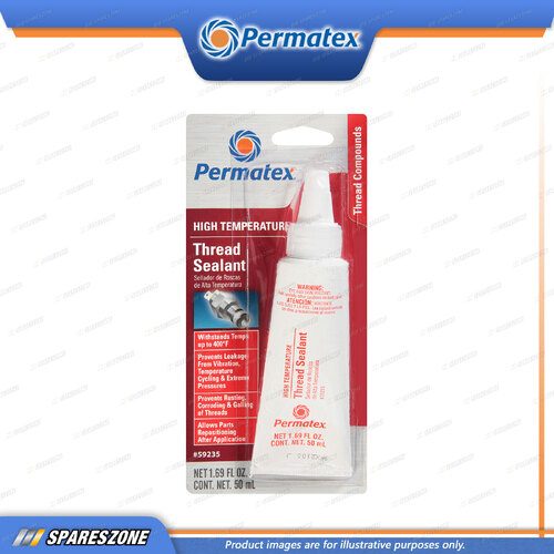 Permatex High Temperature Thread Sealant Carded 50ML Anti-Corrosion