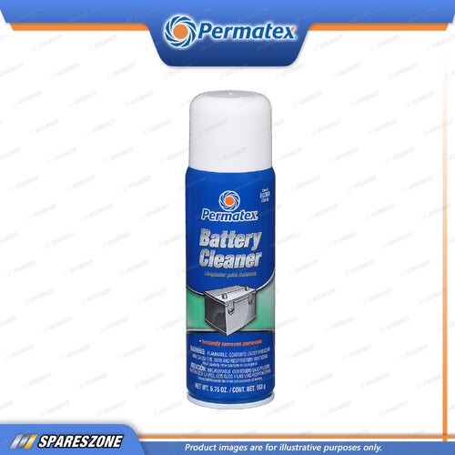 Permatex Battery Cleaner Aerosol 163G Restore Battery Performance