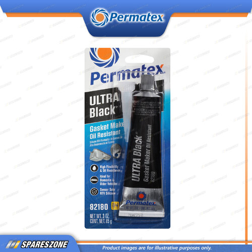 Permatex Ultra Black Max Oil Resistant Silicone Gasket Maker 95G Non-Corrosive