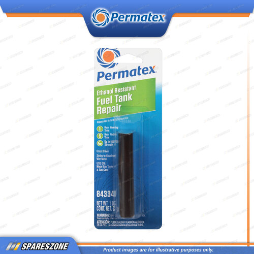 Permatex Fuel Tank Repair Hand Kneadable Putty Type Epoxy Stick Carded 28G