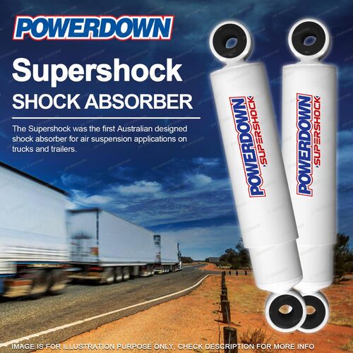 2 x Rear POWERDOWN SUPERSHOCK Shock Absorbers for BCI MK2 A132 RL85A