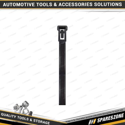 Charge Releasible Cable Tie - 7.2mm x 250mm Zip Ties Wire Cable Organising Tool