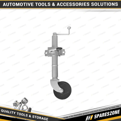 Loadmaster Jockey Wheel - 150mm 6 Inch Hard Wheel with Clamp 340KG Load Capacity