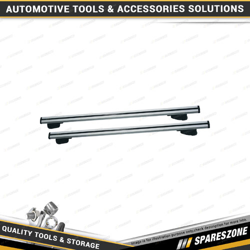 2Pc Loadmaster Lockable Roof Rack - for Vehicles with Roof Rails 130cm 59KG Load