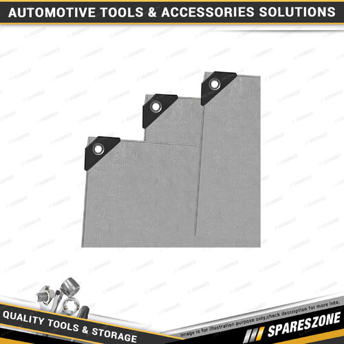 Loadmaster 180GSM Silver Tarp With Reinforced Corners - 4 x 6 Inch / 101 x 152mm