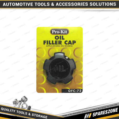 Pro-Kit Oil Filler Cap - Applications On Reverse Oil Filter Wrench Cap OFC72