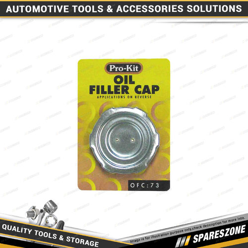 Pro-Kit Oil Filler Cap - Applications On Reverse Oil Filter Wrench Cap OFC73