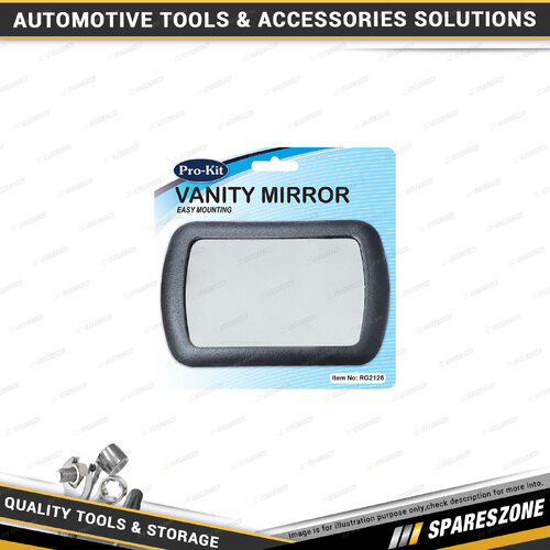 Pro-Kit Vanity Mirror - 170mm x 110mm Stick-On to Any Smooth Surface