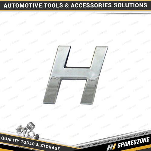 Pro-Kit Decorative Letter H - Package of 10 Car Exterior Vehicle Body Decoration