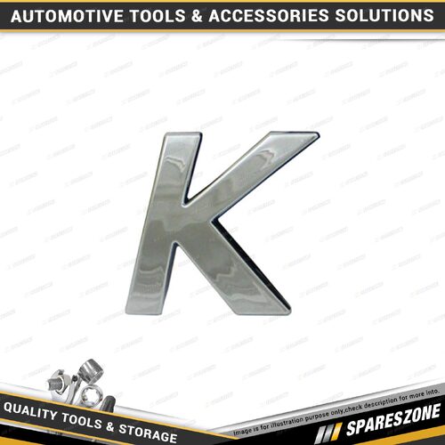 Pro-Kit Decorative Letter K - Package of 10 Car Exterior Vehicle Body Decoration