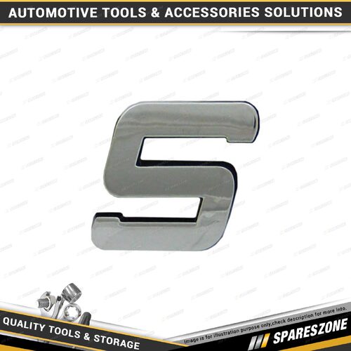 Pro-Kit Decorative Letter S - Package of 10 Car Exterior Vehicle Body Decoration