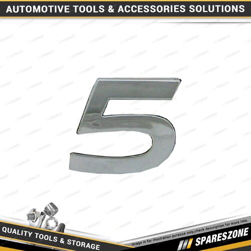 Pro-Kit Decorative Number 5 - Package of 10 Car Exterior Vehicle Body Decoration