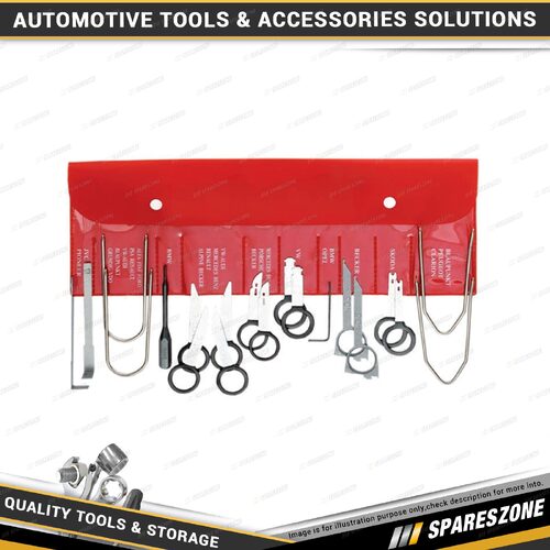 20 Pcs of PK Tool Radio Removal Tool Set - Easy Removal of Most of Radios