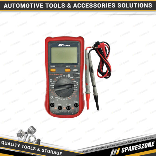 PK Tool Digital Multimeter - with Broad Range of Voltage & Current Measurement