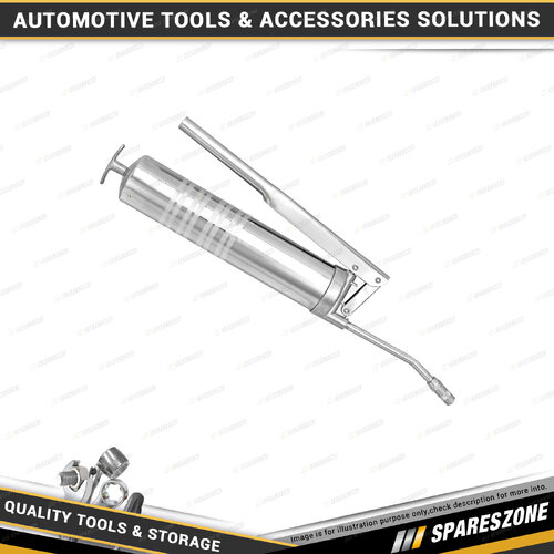 PK Tool 500cc Grease Gun - 4 Jaw Coupler & 1/8 Inch x 28 Point Thread