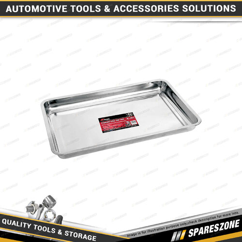 PK Tool Stainless Steel Drip Tray - 60cm x 40cm x 4.8cm Multi-Purpose Use