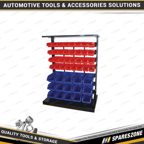 PK Tool 47 Bin Storage Rack Set - Convenient Storage Option for Workshop & Home