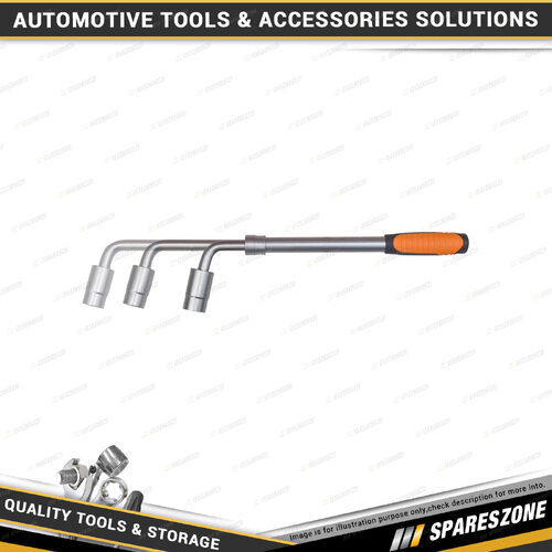 Pro-Tyre Locking Extendable Wheel Brace - 2x 6 Point Dual Head Sockets