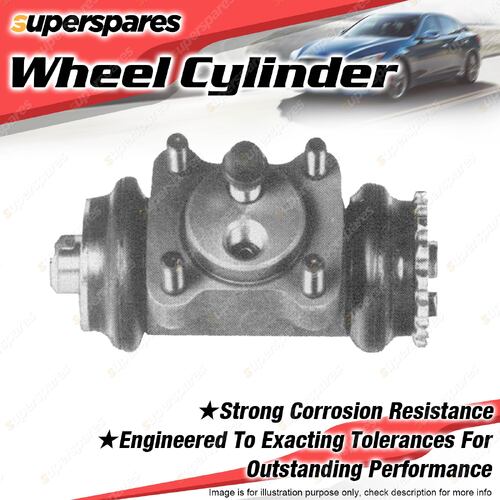 Rear Wheel Cylinder Left for Mazda B2000 UDY0E 2.0L 57KW RWD 1982-1985