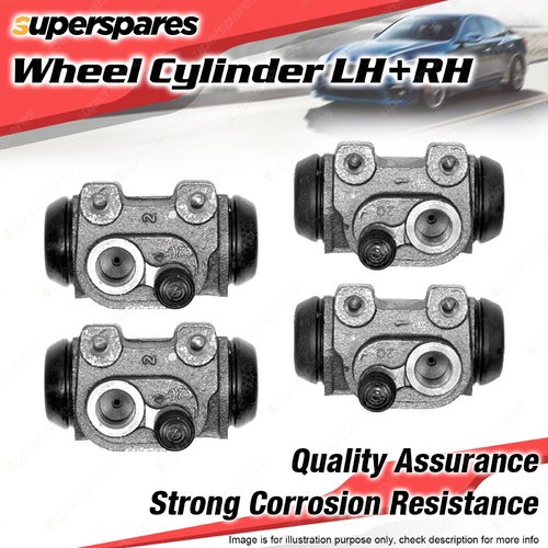 4 LH+RH Front Wheel Cylinders for Nissan UD CPB 12 7.4L Diesel I6 RWD 1984-1990