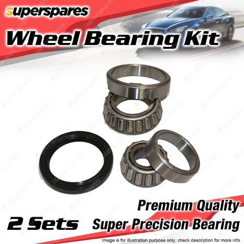 2x Front Wheel Bearing Kit for Mitsubishi Pajero NA NB NC ND NE NF NG XS V24