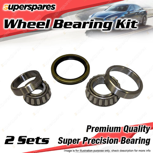 2x Front Wheel Bearing Kit for Ford Fairmont Falcon XK XL XM XP Drum Brakes