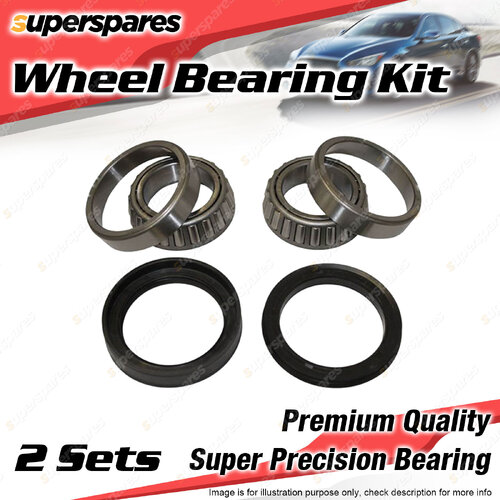 2x Front Wheel Bearing Kit for Nissan Prairie M10 Pulsar ET GL GX N10 N12