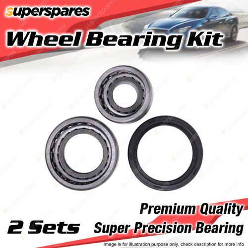 2x Front Wheel Bearing Kit for Toyota Corolla KE20 KE25 KE26 Corona RT40 RT80