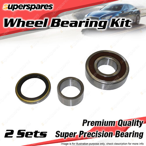 2x Rear Wheel Bearing Kit for Nissan 180B 610 200B 810 Bluedird 910 Gazelle