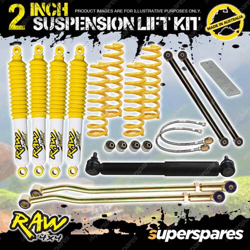 50mm Raw Nitro Max Lift Kit Panhard Rod for Toyota Landcruiser 80 105 Series