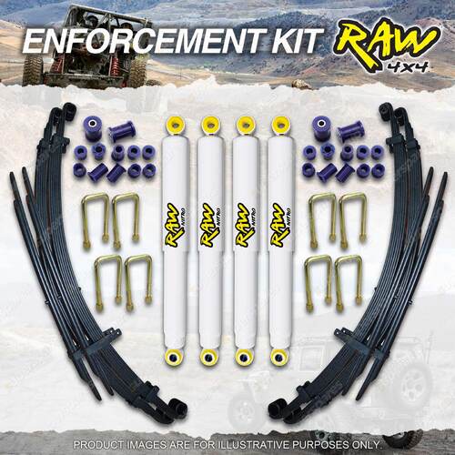 Raw 4x4 Nitro Shocks Leaf 50mm Lift Kit for Landcruiser FJ60 FJ62 HJ60 FJ61