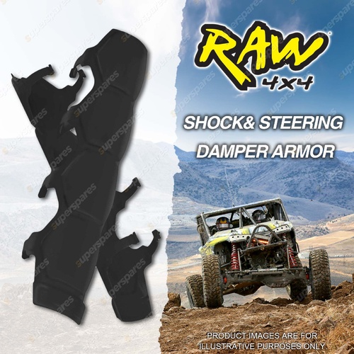 RAW4x4 Pair Shock Absorbers & Steering Damper Armor for Nitro Max 60mm body