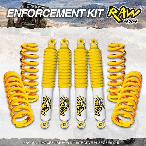 Raw 4x4 Nitro Max Shocks Coil 50mm Lift Kit for Nissan Patrol GQ Y60 Wagon 3.0L