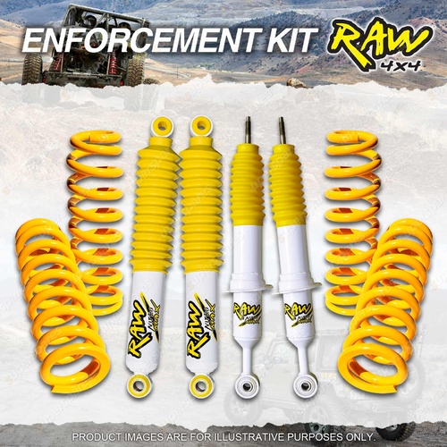 Raw 4x4 Nitro Max Shocks Coil 50mm Lift Kit for Toyota Fortuner KUN51 TGN51