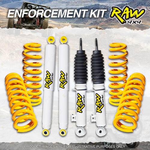 Raw 4x4 Nitro Shocks Coil 50mm Lift Kit for Mitsubishi Pajero NM NP NS NT V6