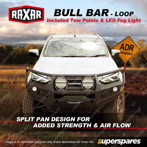 RAXAR Bull Bar with Loop & Lights & Tow Points for Isuzu D-Max 2024-On