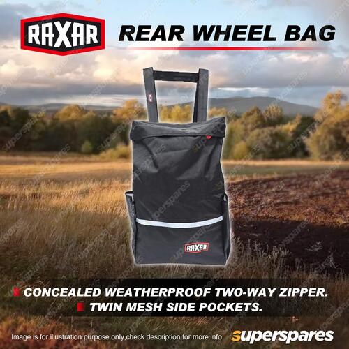 RAXAR Rear Wheel Bag - 48L Capacity Anti-theft Strap & Two Way Zipper