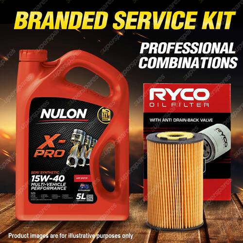 Ryco Oil Filter 5L XPR15W40 Engine Oil Service Kit for Bmw Z3 E36 E37 318Is