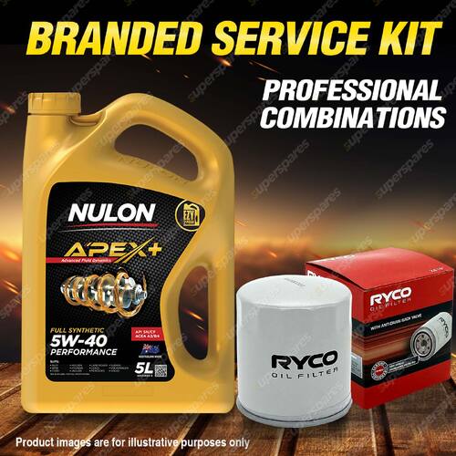 Ryco Oil Filter 5L APX5W40 Engine Oil Kit for Alfa Romeo 159 Brera